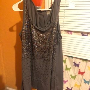 Lane Bryant sequin tank top